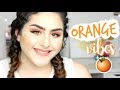 Orange vibes makeup tutorial  zzamaara