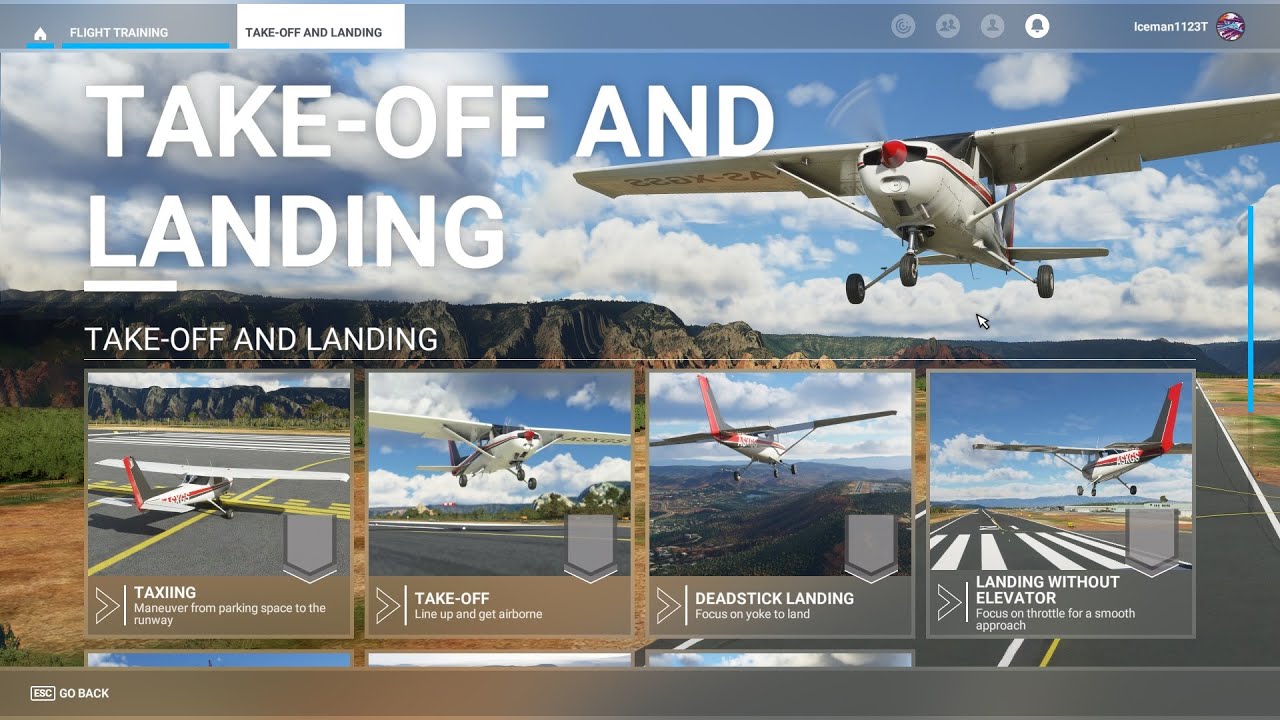 Let's Play: Microsoft Flight Simulator 2020 - Flight Training - Takeoff ...