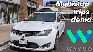 Waymo: New Multistop Trips Feature! (Part 1/3) | JJRicks Rides With Waymo #42