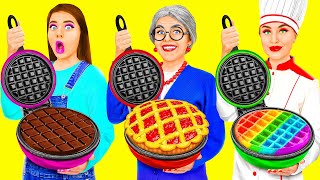 أنا مقابل جدتي في تحدي تحضير الطعام | معركة الغذاء TeenTeam Challenge