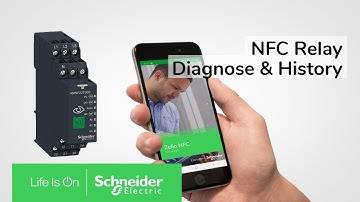 How to see diagnostics fault data from app for NFC Control Relay | Schneider Electric