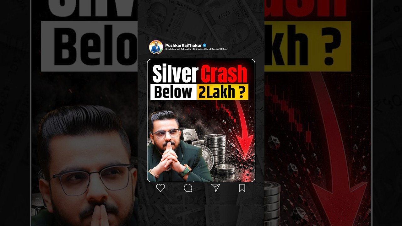 Silver Crash Below 2 Lakh?