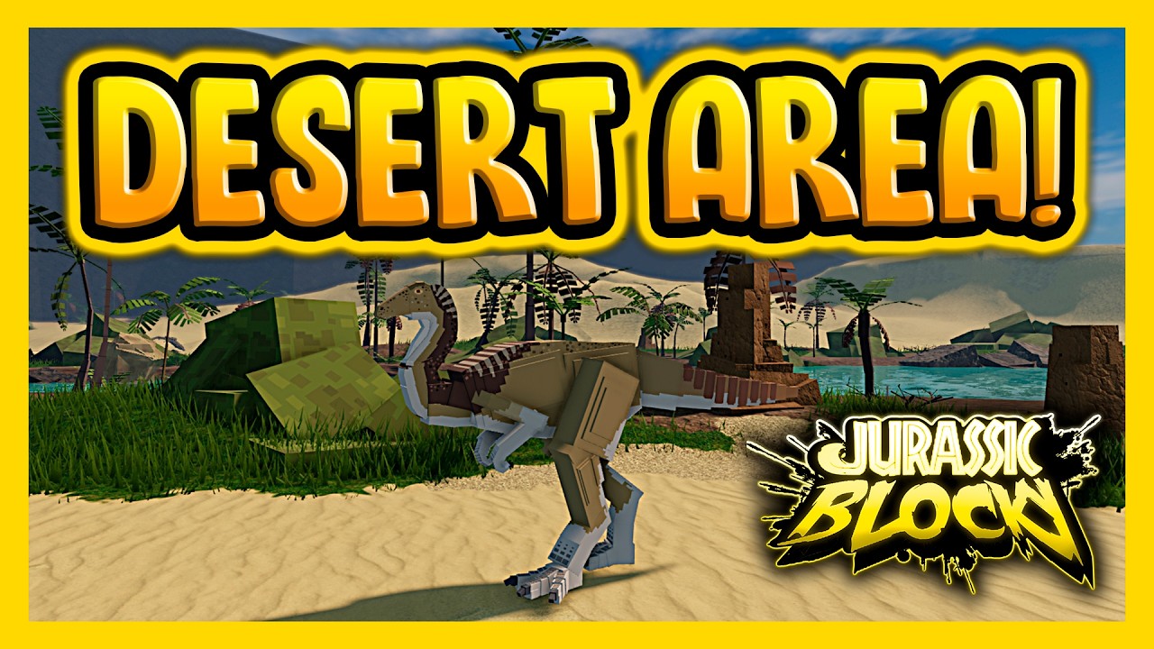HOW TO ENTER THE NEW DESERT AREA! - Roblox Jurassic Blocky
