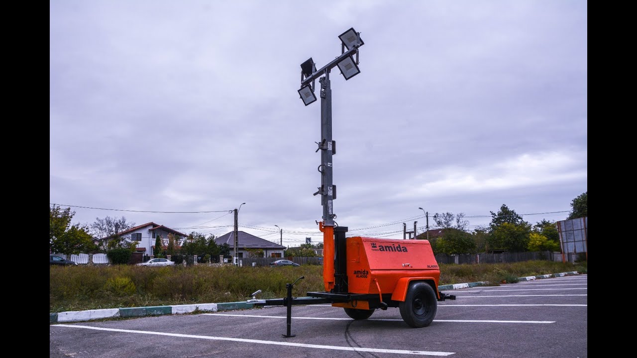 Terex Amida AL4000 Diesel Light Tower / Generator with KUBOTA D905 engine