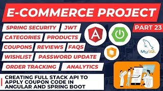 Exclusive Creating Full Stack Apply Coupon Code API | E-Commerce Spring Boot + Angular | Part 23 Details