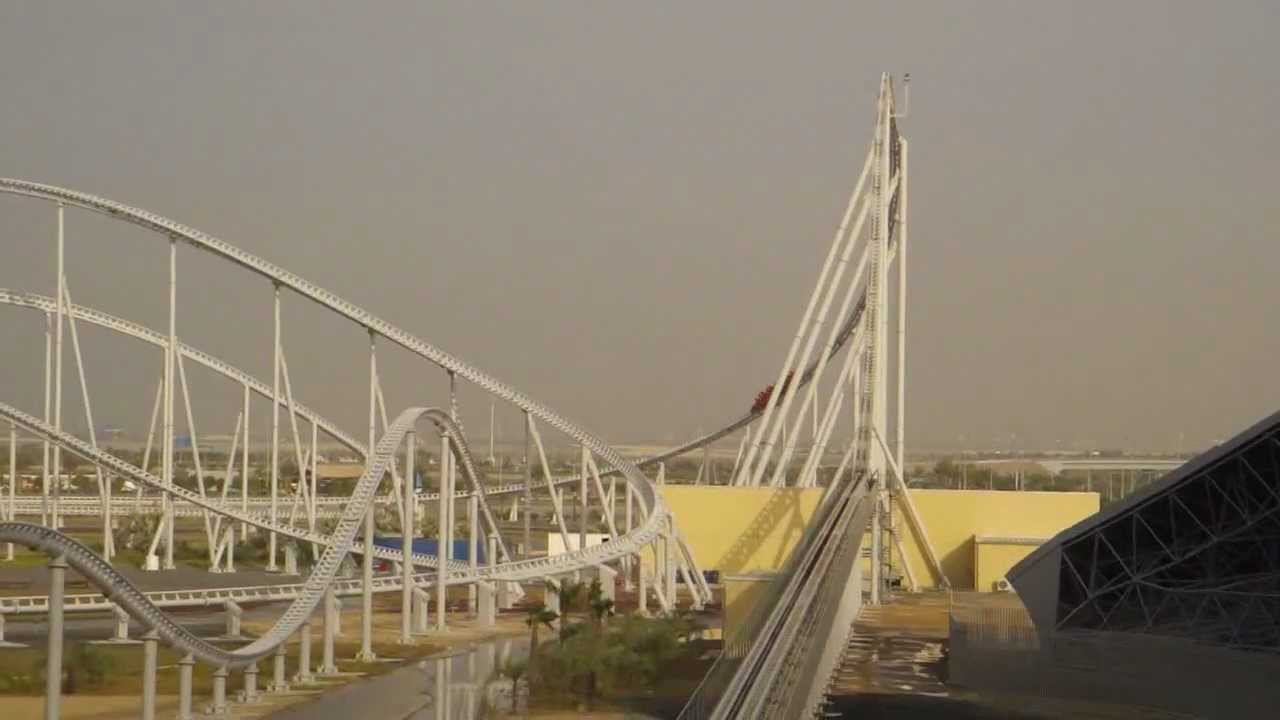 Fastest Rollercoaster in The World by Ferrari in Abu Dhabi YouTube