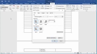 How to Prevent Row of a Table from Breaking Across Pages in Word 2016