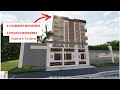 4 studios et 8 chambres modernes  modern studio plan  studios house design  1300 m x 1100 m