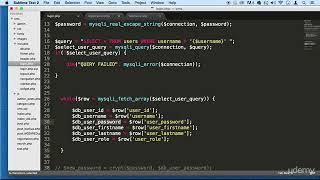 2 Login in Users with new System - SIMPLE PASSWORD ENCRYPTNG & LOGIN SYSTEM - PHP COURSE CMS PROJECT