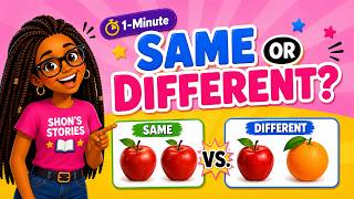 Same or Different? | Kids Learning Chant | Preschool & Kindergarten