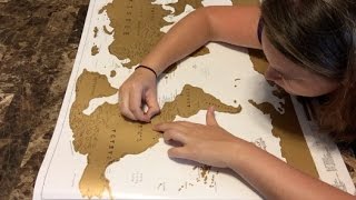 SCRATCH MAP REVIEW!! 🌍✈️🗺