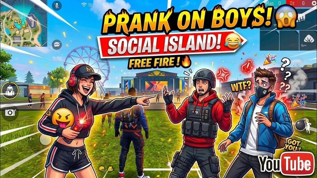 Prank on random boys in social island 🤣🔥