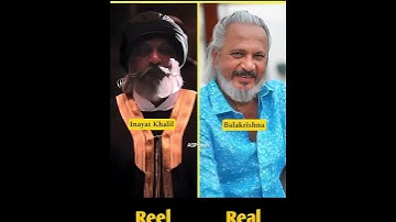 K.G.F:-Chapter 2 Reel vs Real Cast with Name. #kgf2 #reelvsreal #cast #yash #ASproton#kgf #shorts
