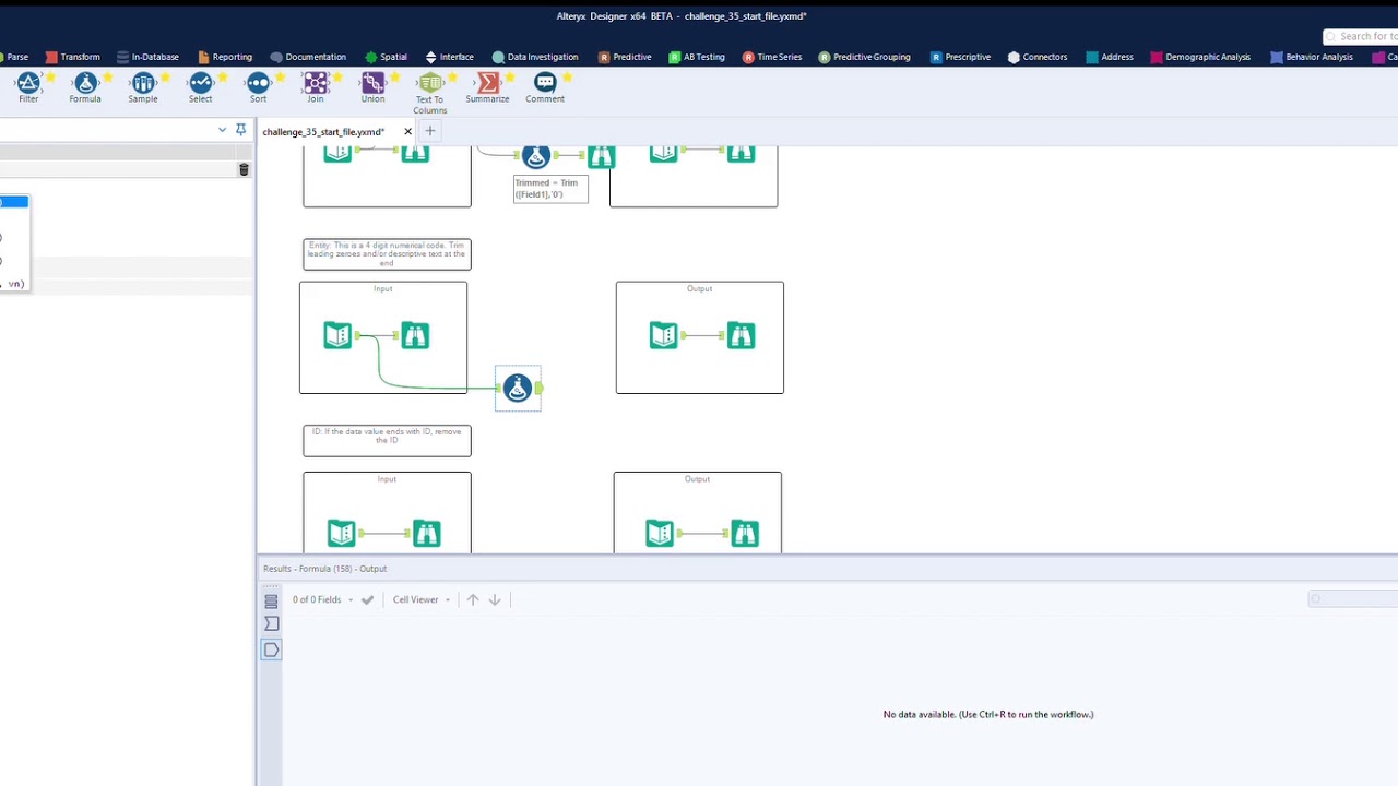 Alteryx weekly challenge week 35 - Data Cleansing Practice - Beginner ...
