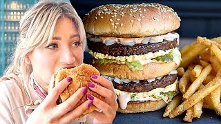 This Restaurant's Secret Menu Item is a VEGAN Big Mac! | Vegan Fast Food