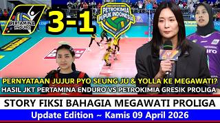 Kemenangan Kelas Eropa ‼️ Hasil Final Four JKT Enduro Vs Petrokimia 2026~Reaksi Pyo ke Mega, Really❓