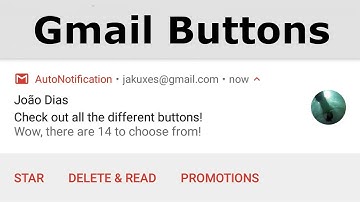 AutoNotification - Gmail Buttons