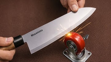 In just one minute, you can sharpen all kinds of knives with this simple tool.sandpaper