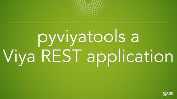 pyviyatools a Viya REST application