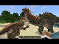 🔥 FINALLY! DINOSAURS & WEAPONS ADDON – Minecraft Showcase