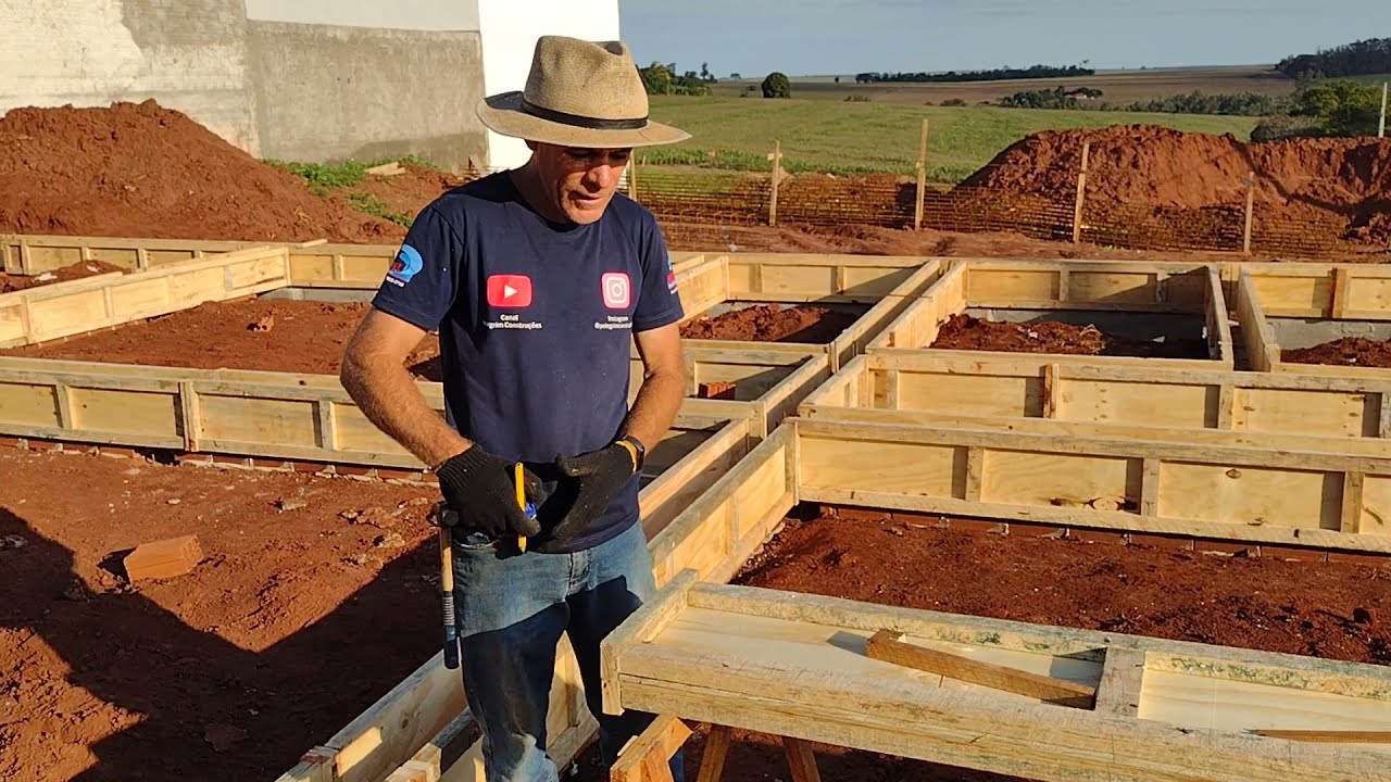 Aprenda como fazer caixarias de baldrame !!