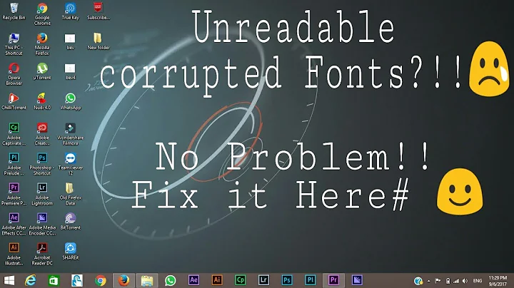 Fix Corrupted Unreadable Fonts On Windows 7, 8/8.1, 10 & Restore The Default Windows Fonts