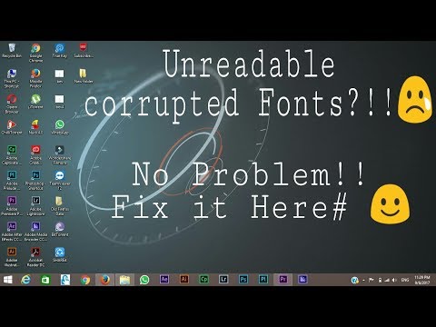 How To Fix Corrupted Unreadable Fonts On Windows & Restore The Default Windows Fonts