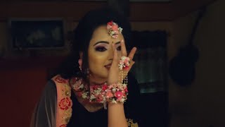 Mehndi look??(mehndi bride) trending 3d eye make-up ..| makeover by Amit mehrani make up artist