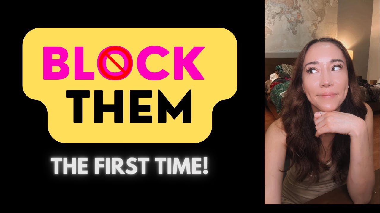 Why You Should Block Him The First Time! boundaries disrespect 