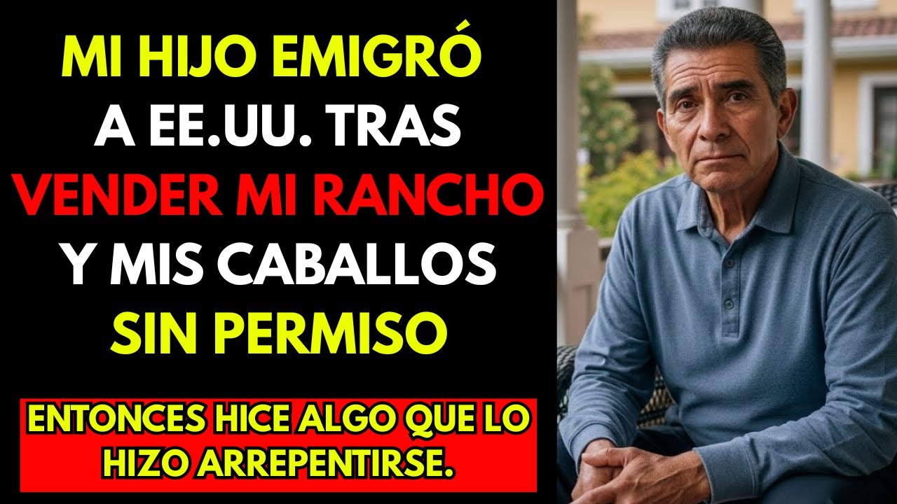 HISTORIA REAL: Mi hijo emigró a EE. UU. tras vender mi rancho y mis caballos sin permiso