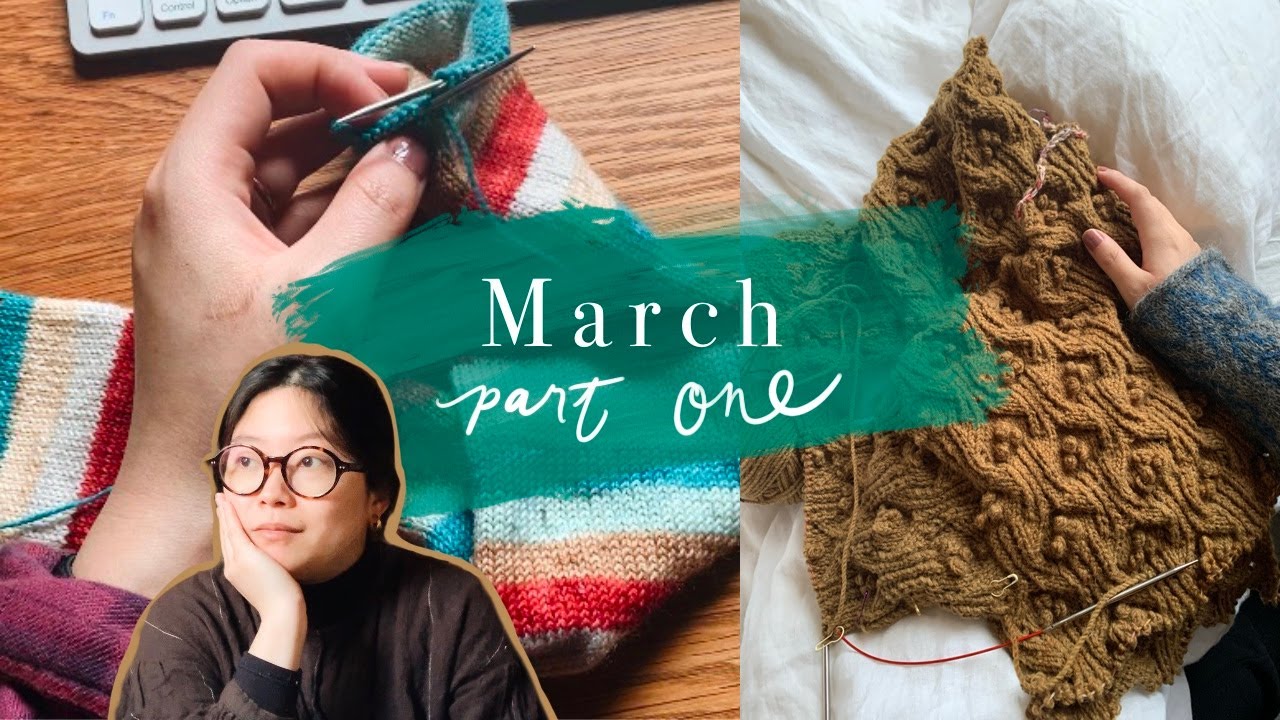 COZY CARDIGANS: March ‘22 Knitting Podcast Pt 1 - Cardigan FO, Test Knit WIP & LOTS of Acquisitions!