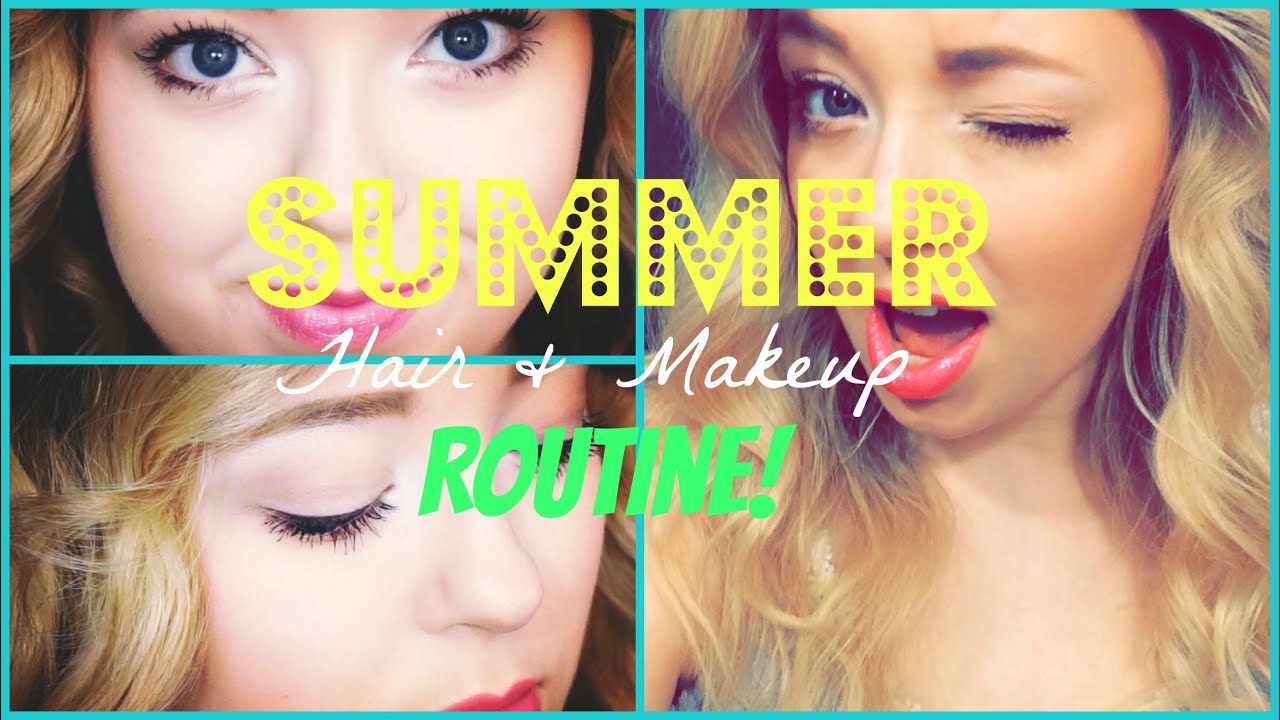 My Summer Makeup & Hair Routine | 2014
