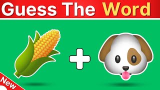 Can You Guess the WORD By The Emojis? | Guess The Emoji