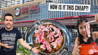 Bangkok’s Best UNLIMITED Korean BBQ & Shabu Buffet - EXTREMELY Affordable!