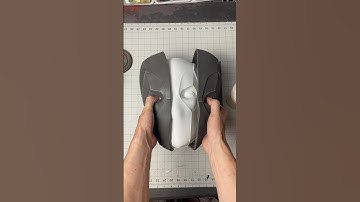 Deadpool mask DIY #elegoo #3dprinting #cosplaydiy #foamsmith #foamcrafts #deadpool #marvel #xmen