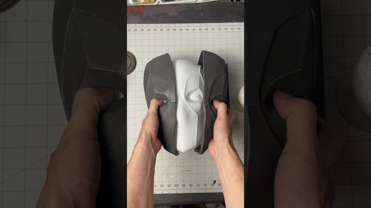 Deadpool mask DIY #elegoo #3dprinting #cosplaydiy #foamsmith #foamcrafts #deadpool #marvel #xmen