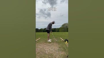Steep ➡️ Shallow Swing Change 🔥🔥 #golflesson #golfcoach