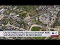 Situación SWAT termina con un arresto por supuesto intento de secuestro