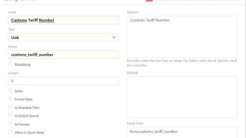 14. Creating Doctype Contd. Part 2 - ERPNext