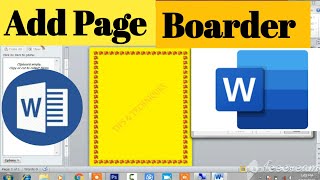 Add Page Boarder In Microsoft Wordace family surprise