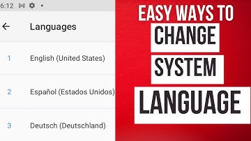 How to change language on Lenovo tablet M8 3rd Gen from Spanish or any foreign language to English