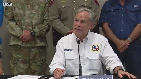 Texas Flooding: FULL Saturday afternoon press conference