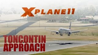 X Plane 11 Beta2 - Default 737 Flight to Toncontin! (MHTG)