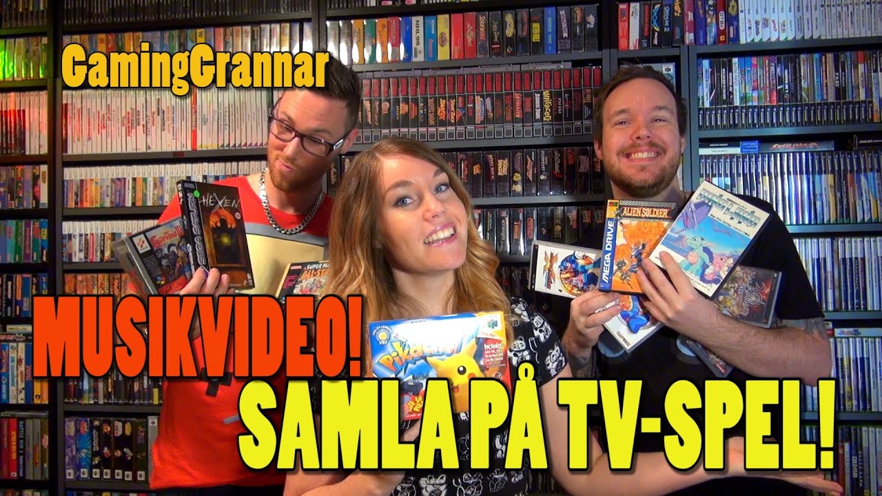 GamingGrannar Musikvideo: Samla på tv-spel!
