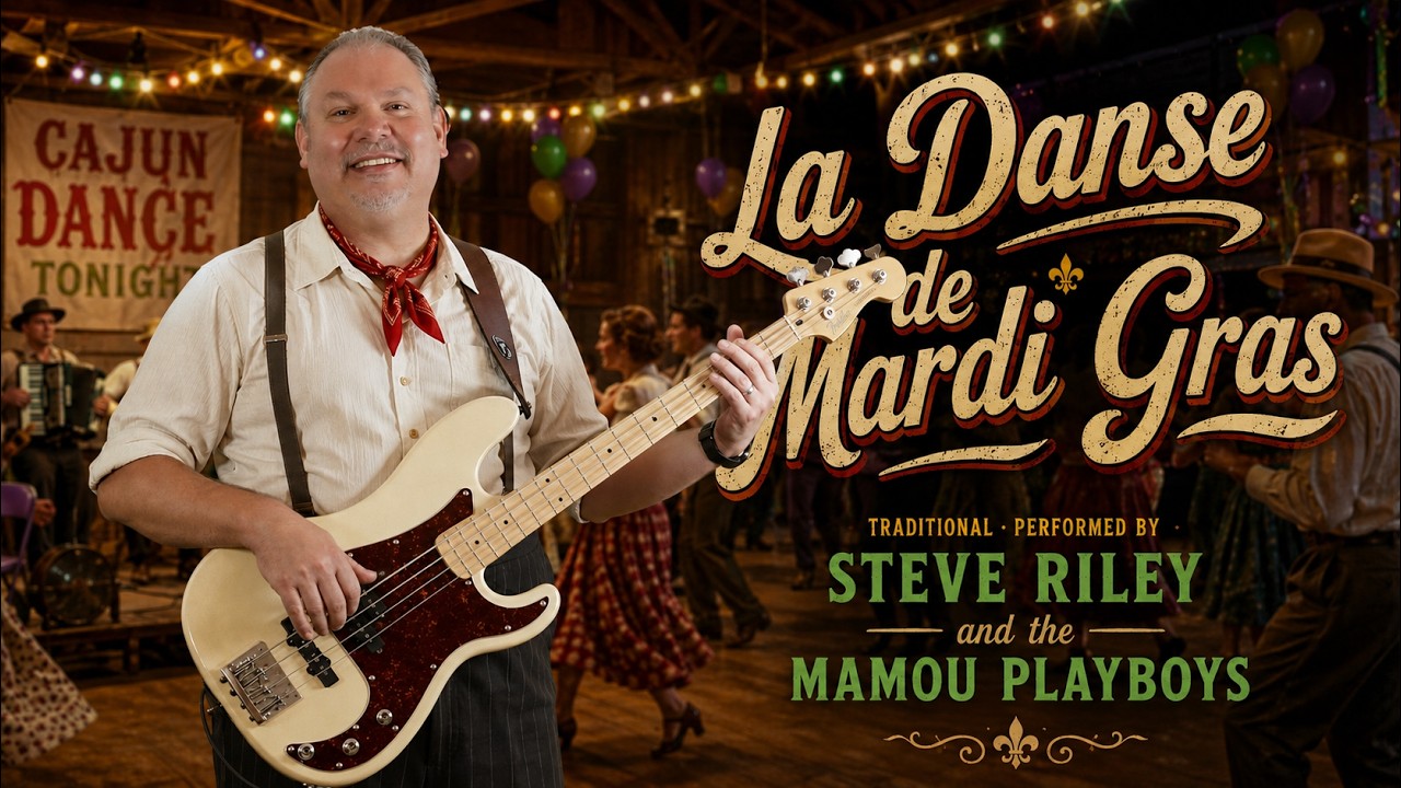 Steve Riley and the Mamou Playboys - La Danse de Mardi Gras (Bass cover) thumbnail