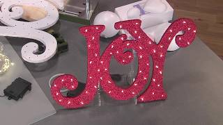 Make a Lighted Sign with SmoothFoam and Twinkle Lights - Joe Rotella, Scrapbook Soup TV