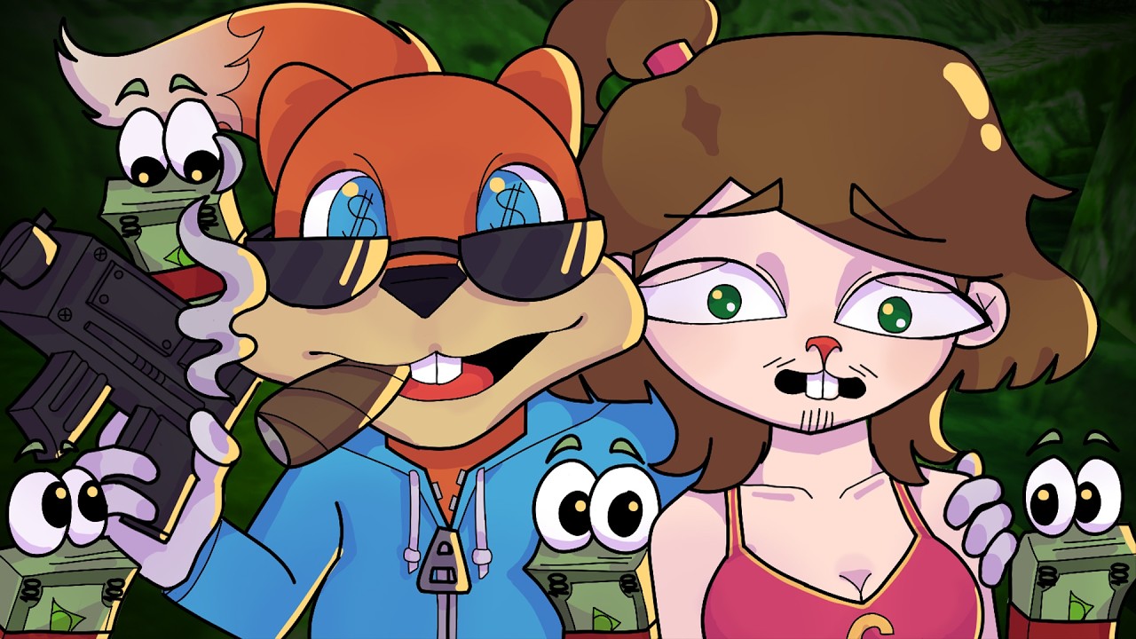 Analisei o jogo MAIS BIZARRO do NINTENDO 64! CONKER'S - Ironic