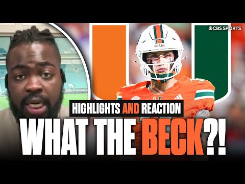 Carson Beck throws 4 interceptions as Louisville STUNS No. 2 Miami | Can the Canes still make CFP? 🤔