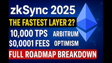 zkSync (ZK) The Fastest Layer 2? 10,000 TPS vs Arbitrum & Optimism | Full Roadmap Breakdown