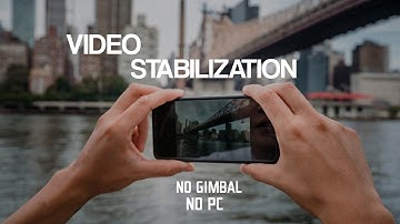How To Stabilize Video On Mobile| Record Stable Video On Smartphone | Video stibilization 🔥|